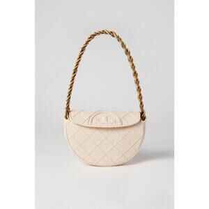 Tory Burch Fleming Mini Crescent Bag with Scratches and Hardware Damage